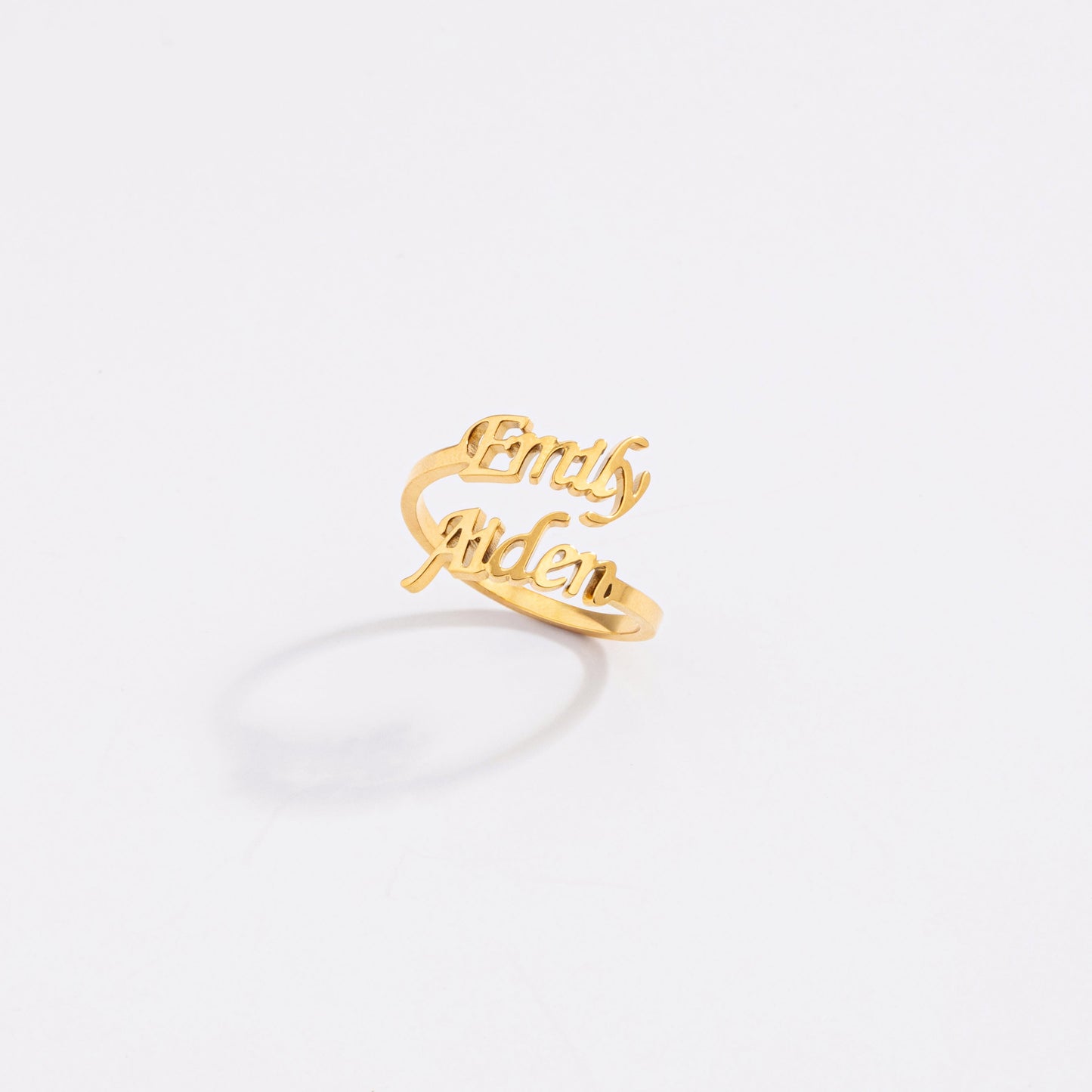 Customized Name Ring