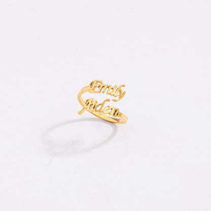 Customized Name Ring