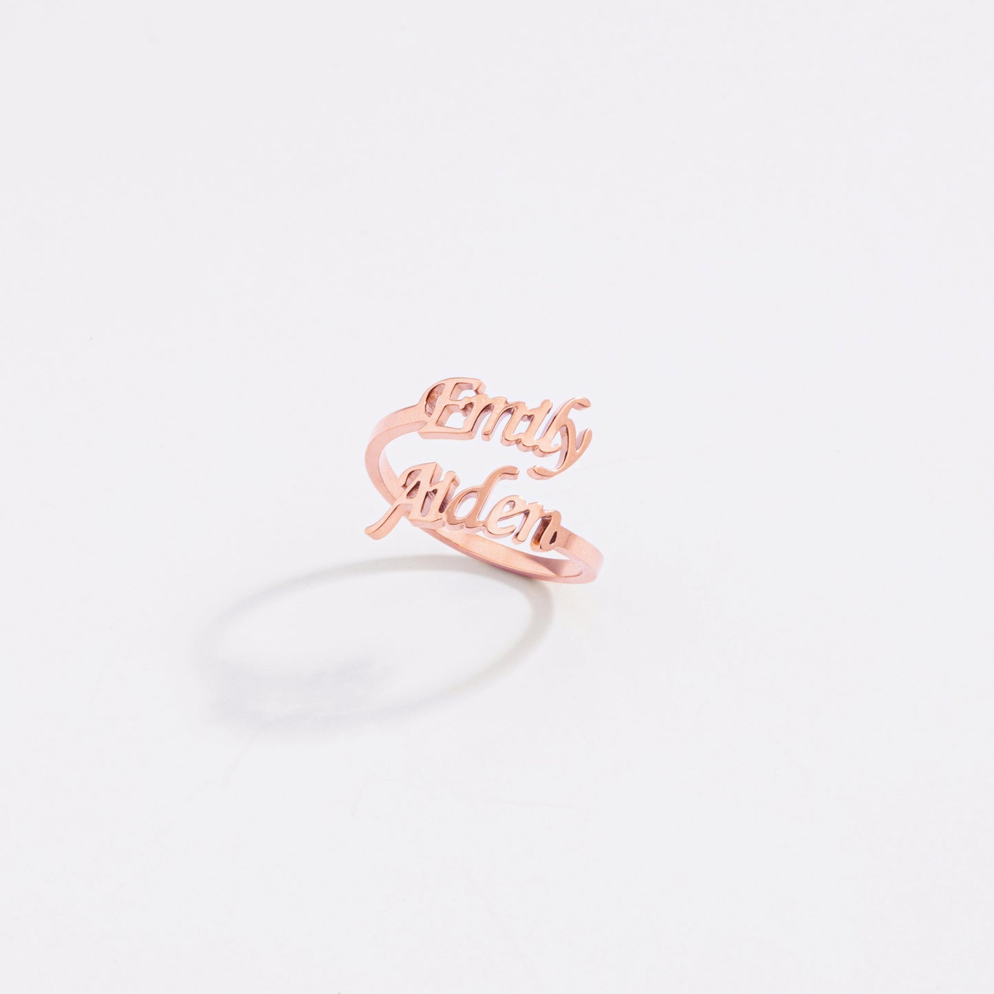 Customized Name Ring