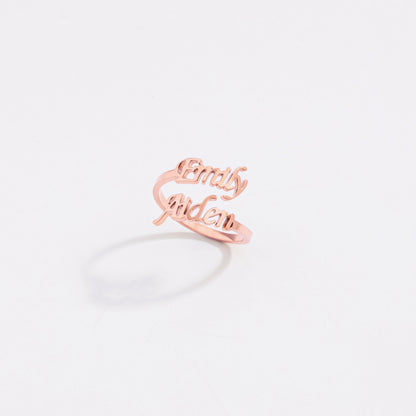 Customized Name Ring