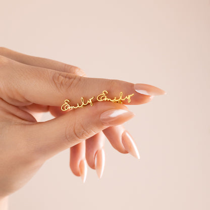 Customized Name Earrings